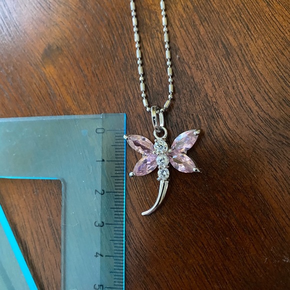Sterling Silver Dragonfly Necklace - Picture 2 of 2